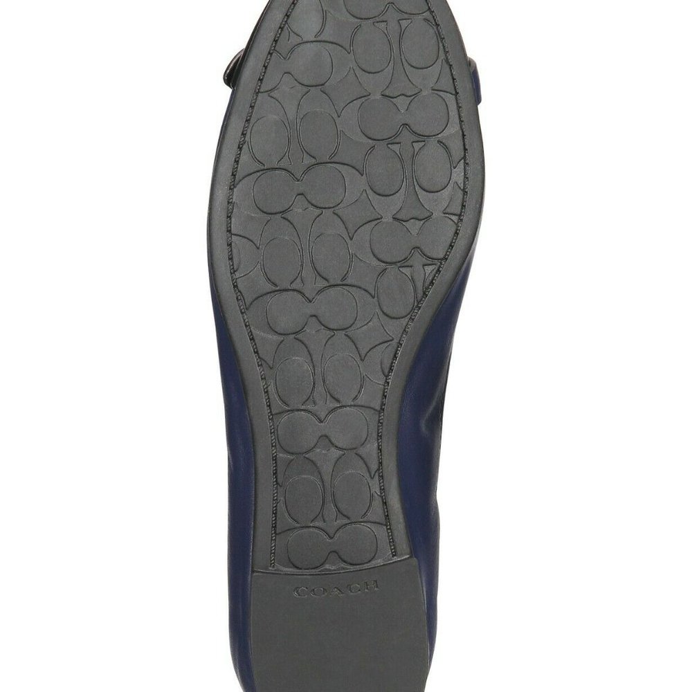 COACH Brandi Ballet Flats Marine Blue Shoes - Picture 5 of 5